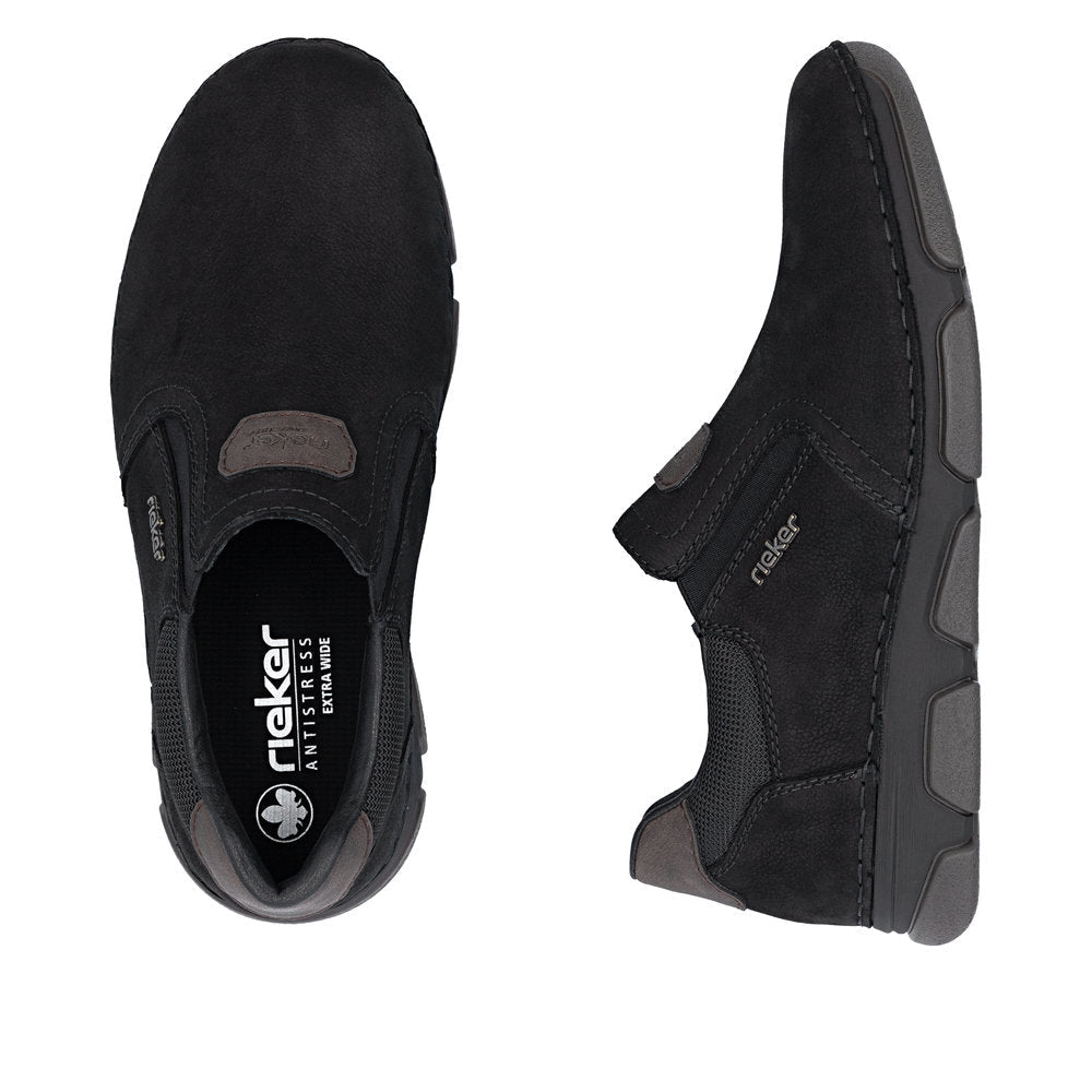 Pantofi Barbati Piele Naturala Rieker RIEK 15951 - Rieker - pantofia.ro