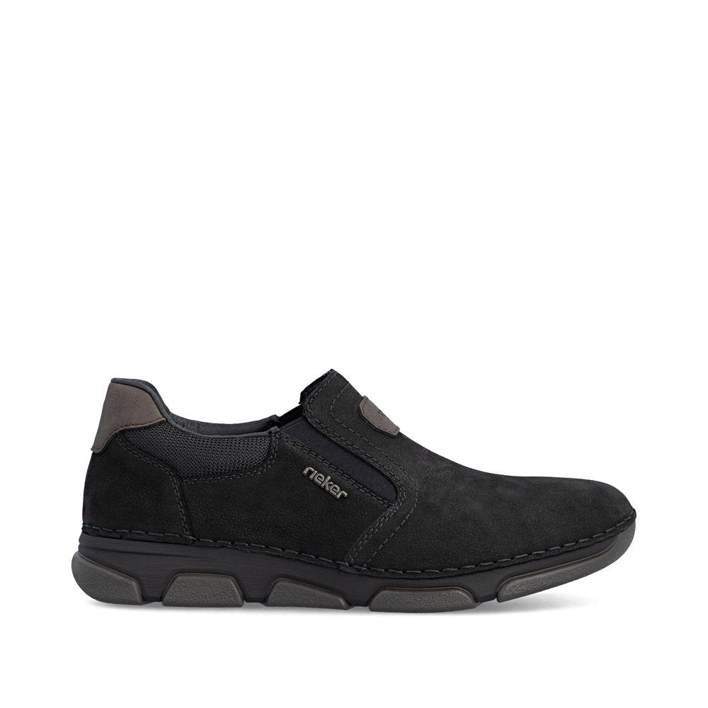Pantofi Barbati Piele Naturala Rieker RIEK 15951 - Rieker - pantofia.ro
