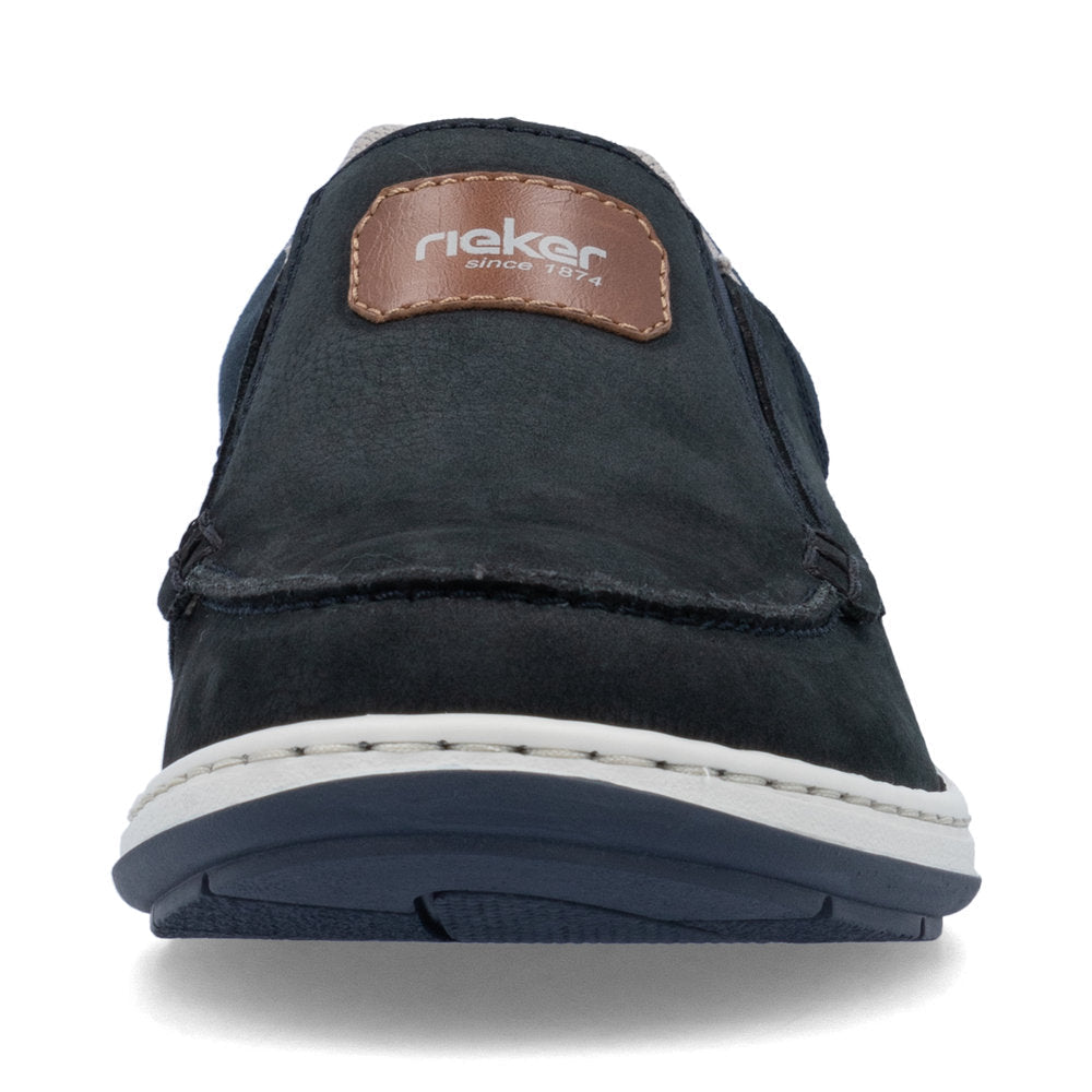 Pantofi Barbati Piele Naturala Rieker RIEK 17368 - Rieker - amely.ro