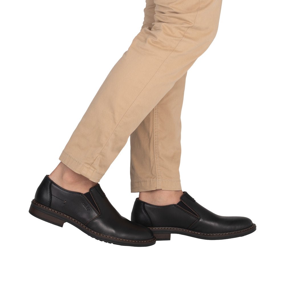 Pantofi Barbati Piele Naturala Rieker RIEK 17664 - Rieker - amely.ro