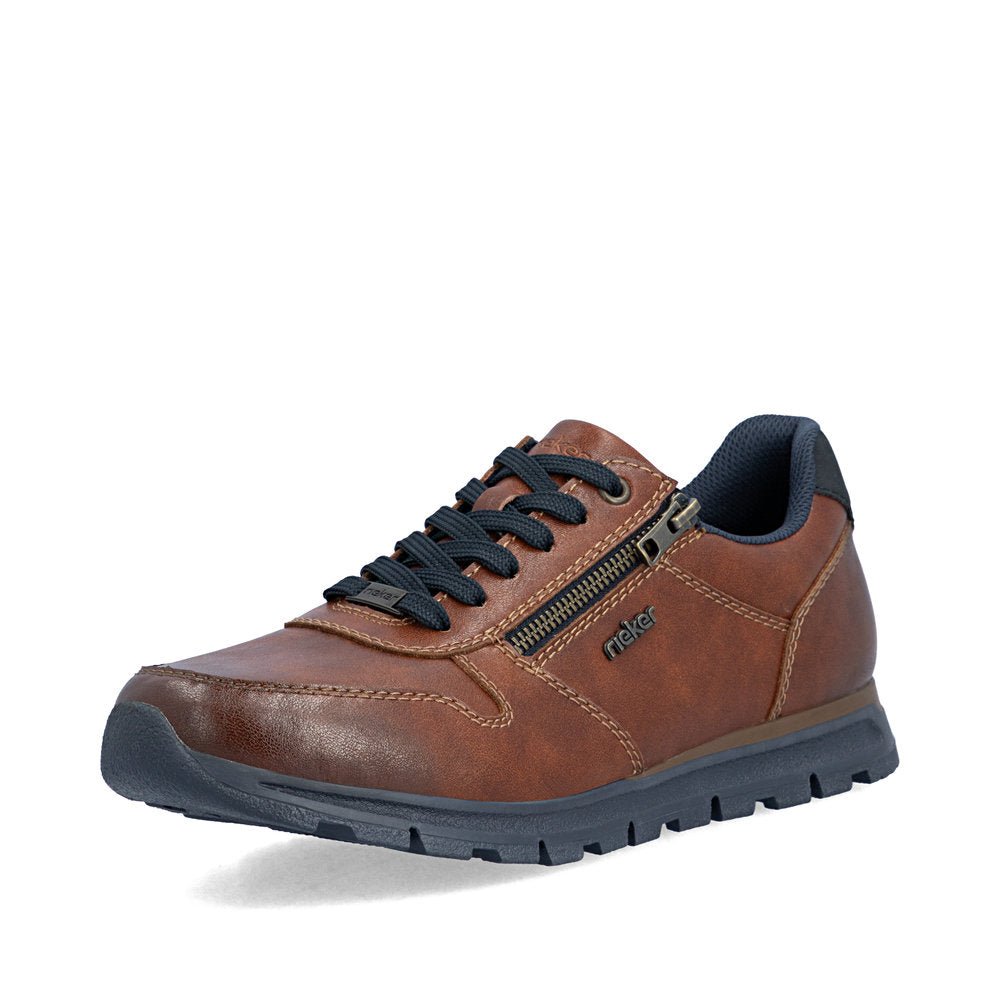 Pantofi Barbati Piele Naturala Rieker RIEK B0513 - Rieker - pantofia.ro