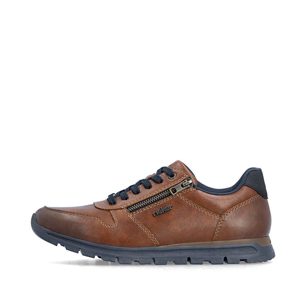 Pantofi Barbati Piele Naturala Rieker RIEK B0513 - Rieker - pantofia.ro
