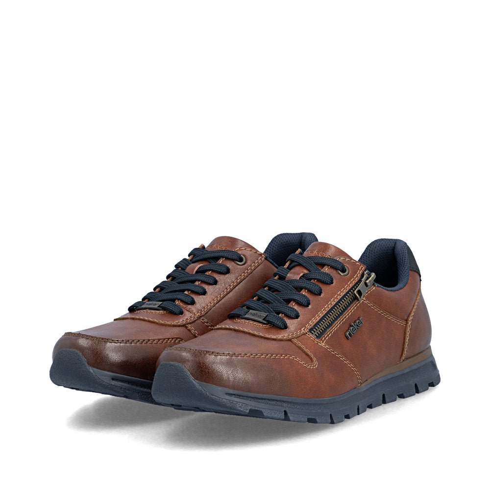 Pantofi Barbati Piele Naturala Rieker RIEK B0513 - Rieker - pantofia.ro