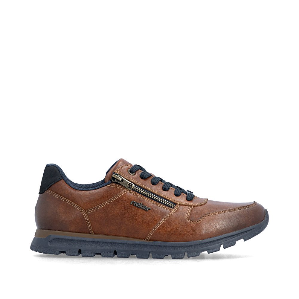 Pantofi Barbati Piele Naturala Rieker RIEK B0513 - Rieker - pantofia.ro
