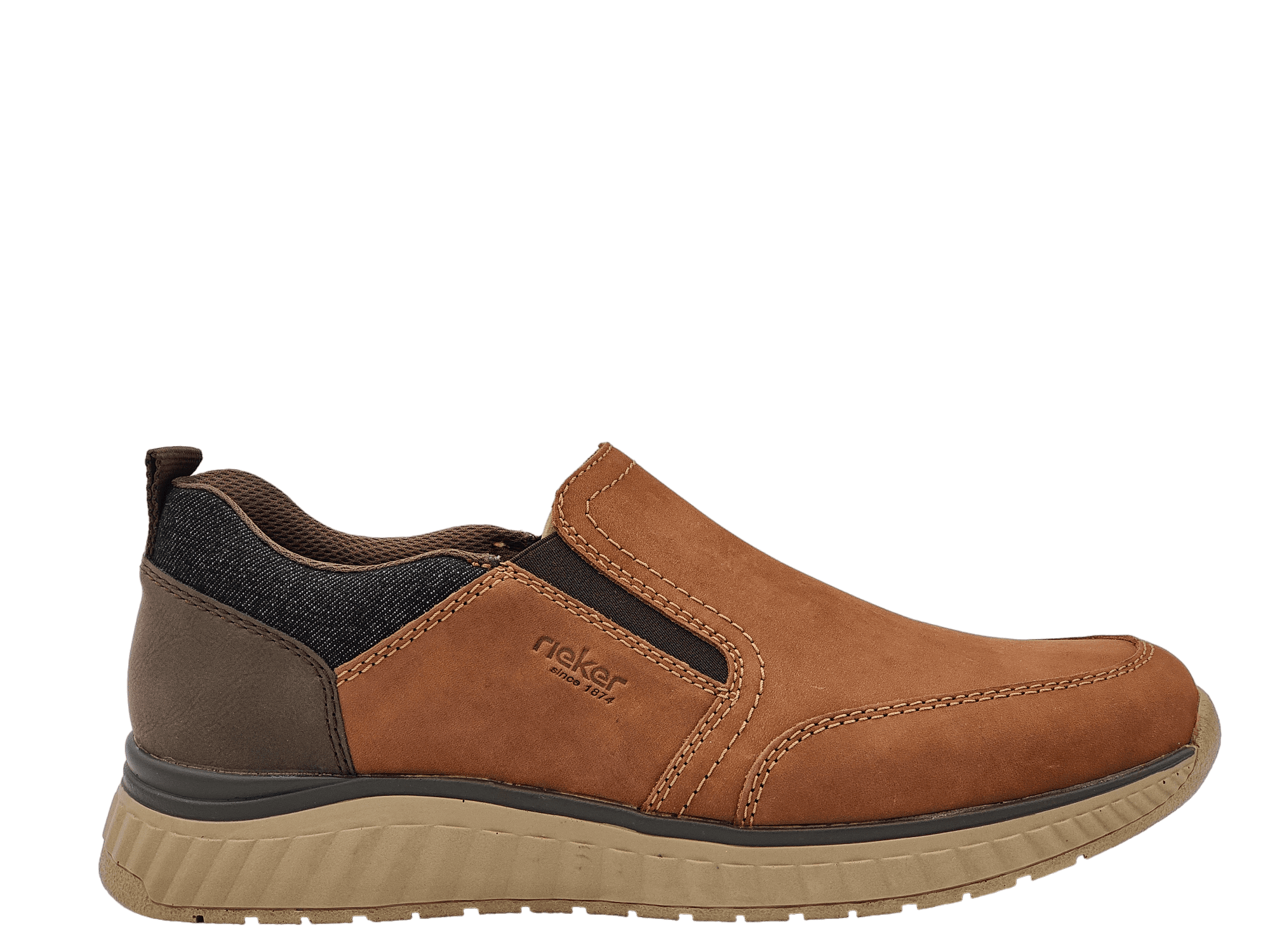 Pantofi Barbati Piele Naturala Rieker RIEK B0653 - Rieker - amely.ro