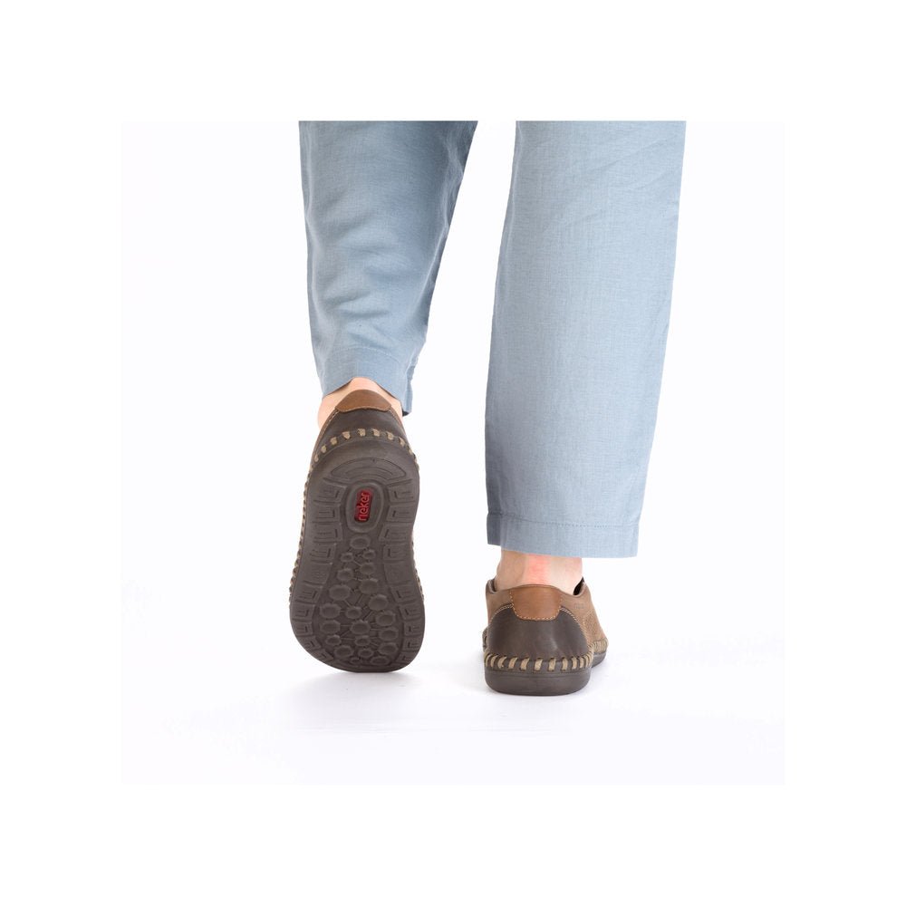 Pantofi Barbati Piele Naturala Rieker RIEK B2460 - Rieker - amely.ro