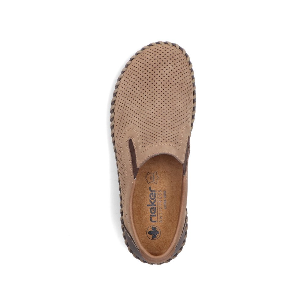 Pantofi Barbati Piele Naturala Rieker RIEK B2460 - Rieker - amely.ro
