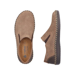 Pantofi Barbati Piele Naturala Rieker RIEK B2460 - Rieker - amely.ro