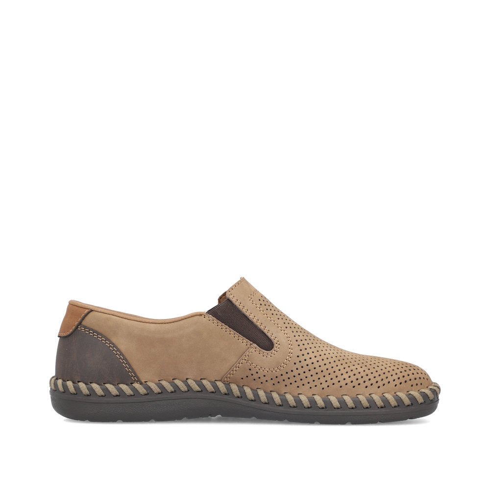 Pantofi Barbati Piele Naturala Rieker RIEK B2460 - Rieker - amely.ro