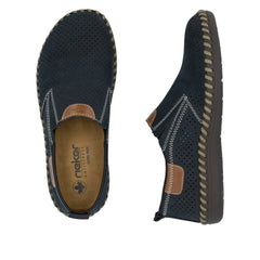 Pantofi Barbati Piele Naturala Rieker RIEK B2465 - Rieker - amely.ro