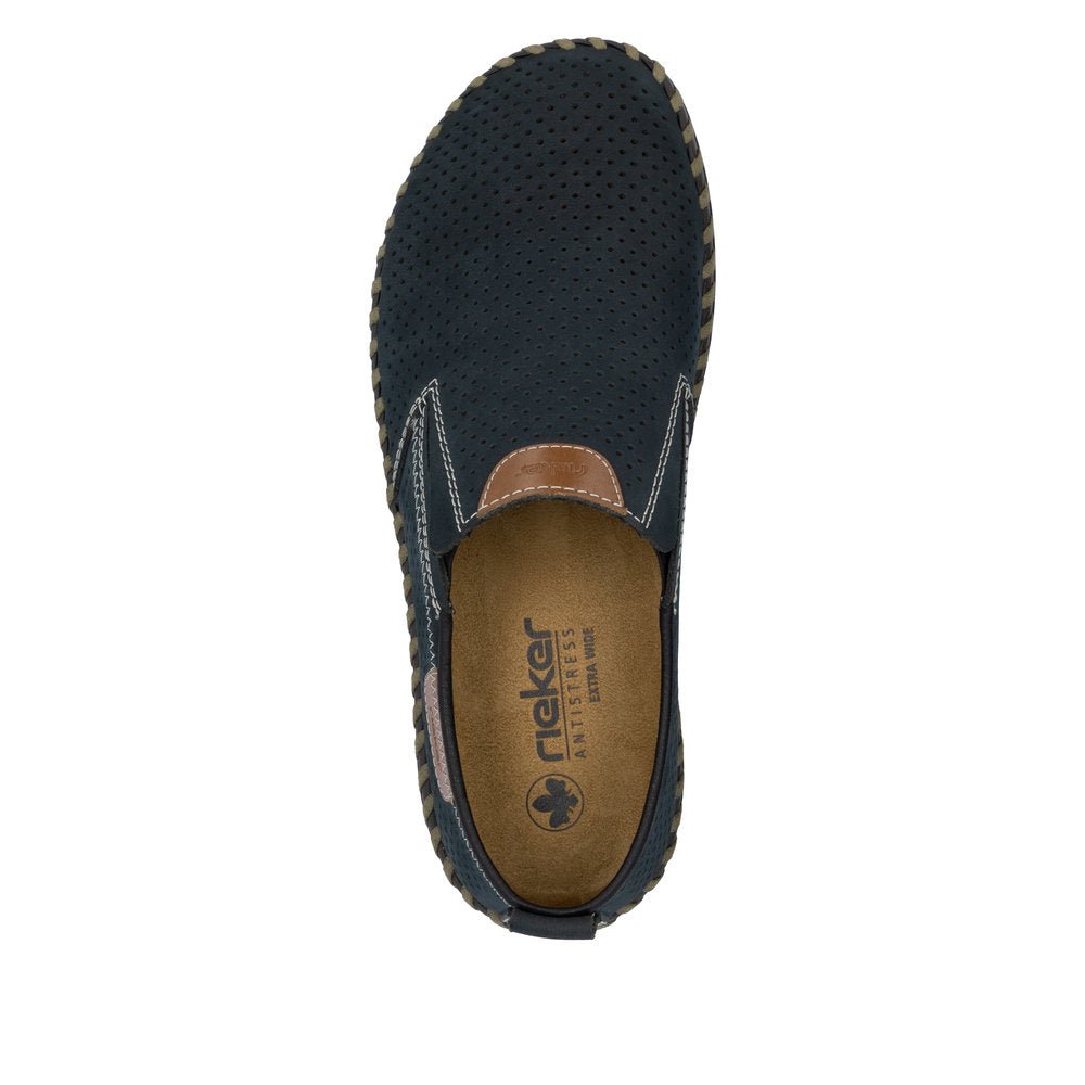 Pantofi Barbati Piele Naturala Rieker RIEK B2465 - Rieker - amely.ro