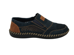 Pantofi Barbati Piele Naturala Rieker RIEK B2466 - Rieker - amely.ro