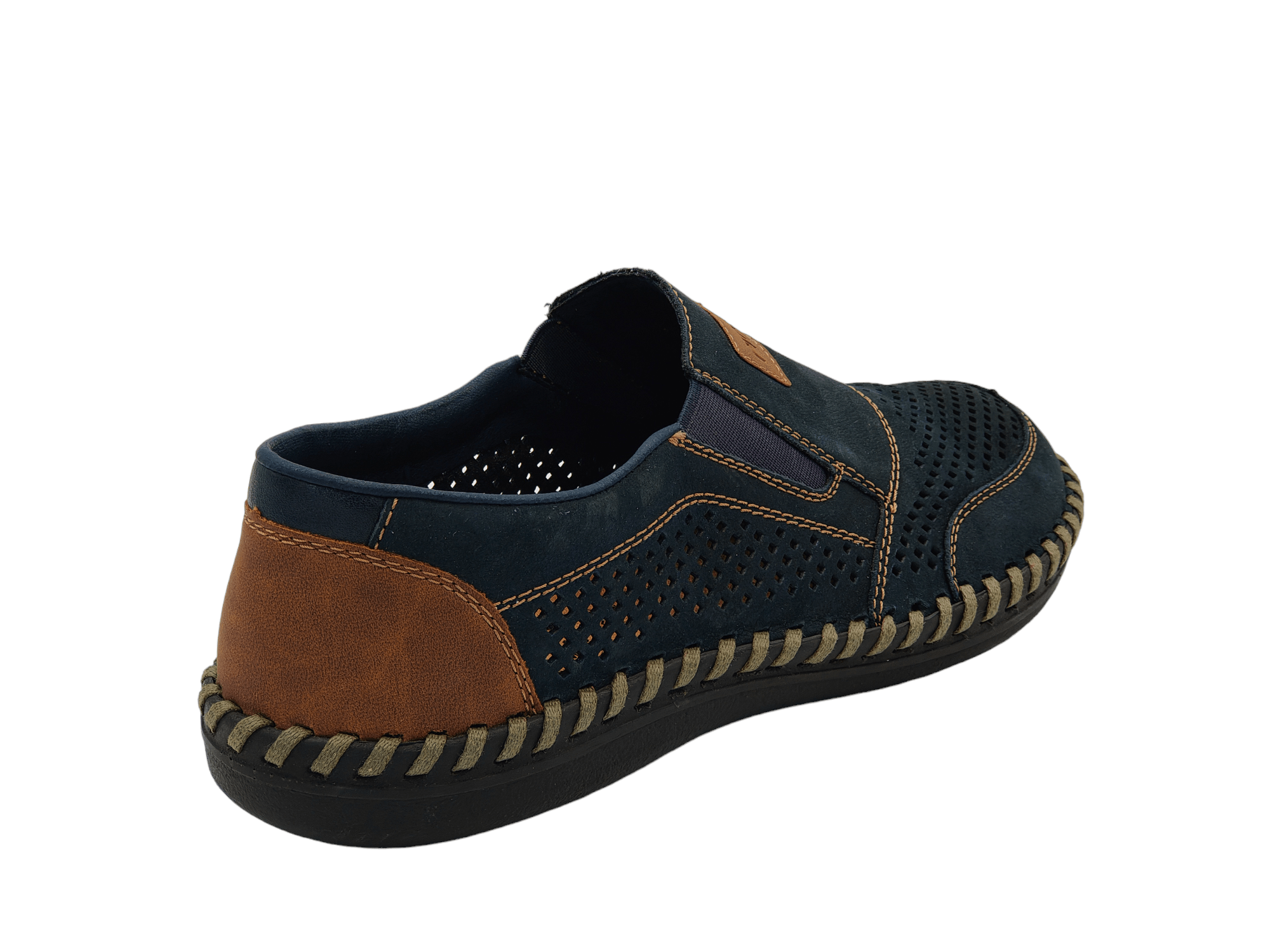 Pantofi Barbati Piele Naturala Rieker RIEK B2466 - Rieker - amely.ro