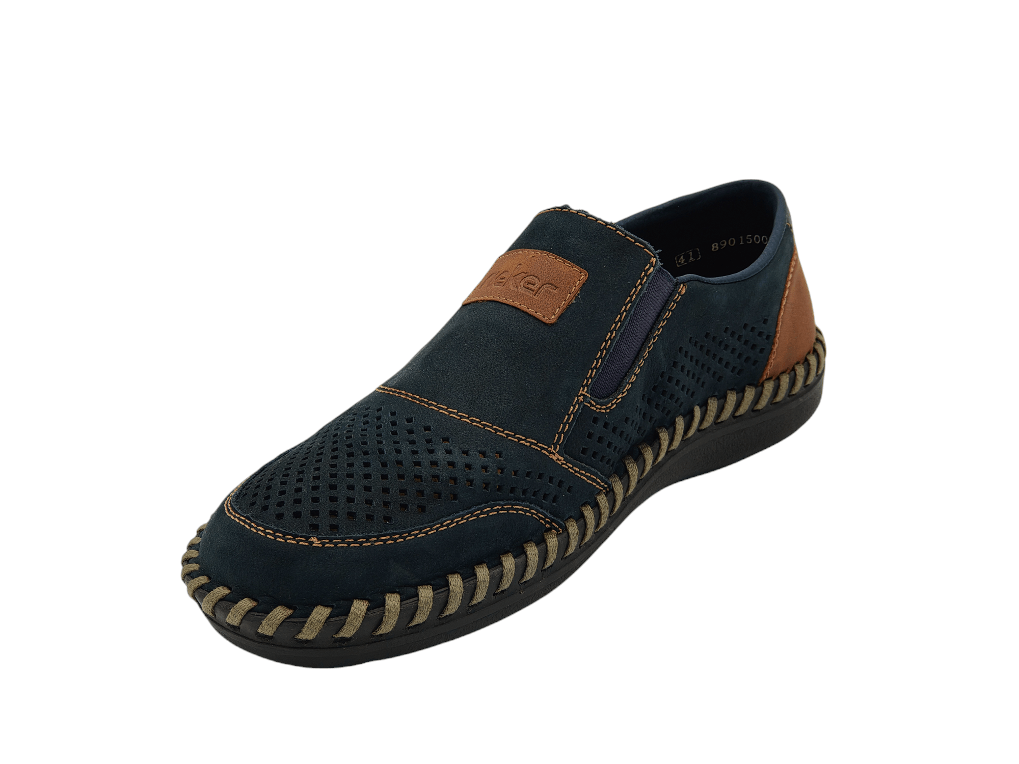 Pantofi Barbati Piele Naturala Rieker RIEK B2466 - Rieker - amely.ro
