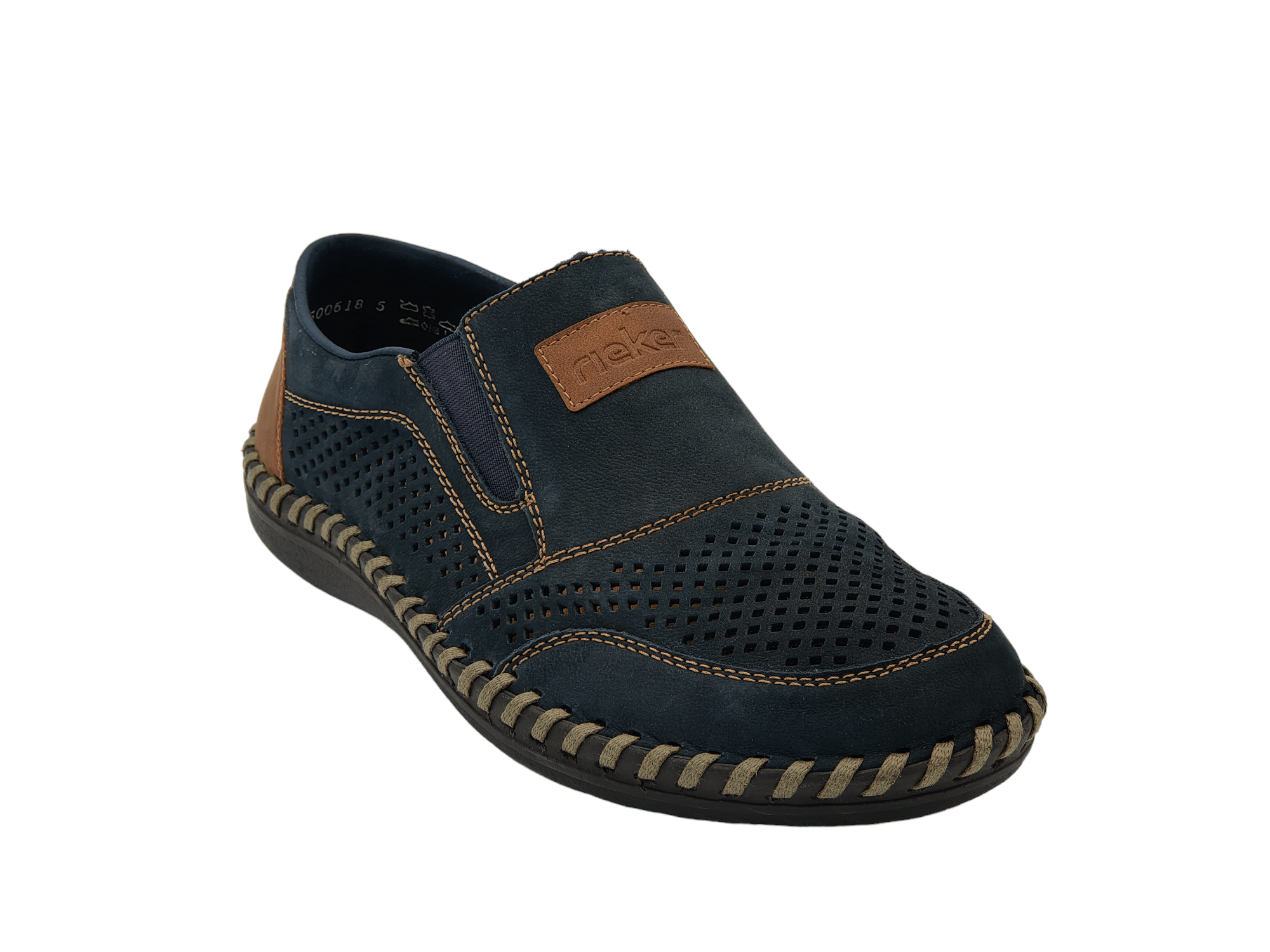 Pantofi Barbati Piele Naturala Rieker RIEK B2466 - Rieker - amely.ro