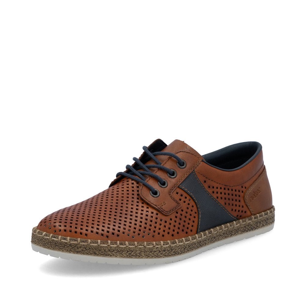 Pantofi Barbati Piele Naturala Rieker RIEK B5214 - Rieker - amely.ro