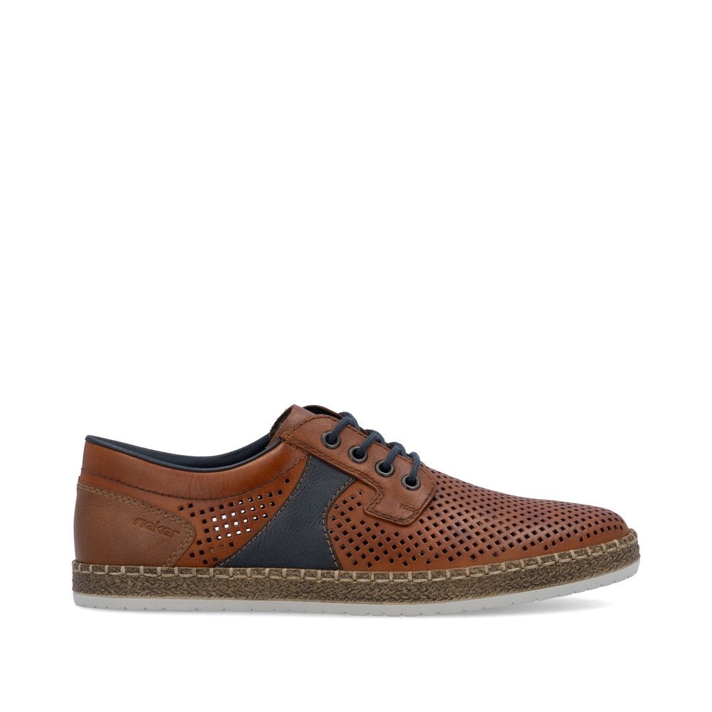 Pantofi Barbati Piele Naturala Rieker RIEK B5214 - Rieker - amely.ro