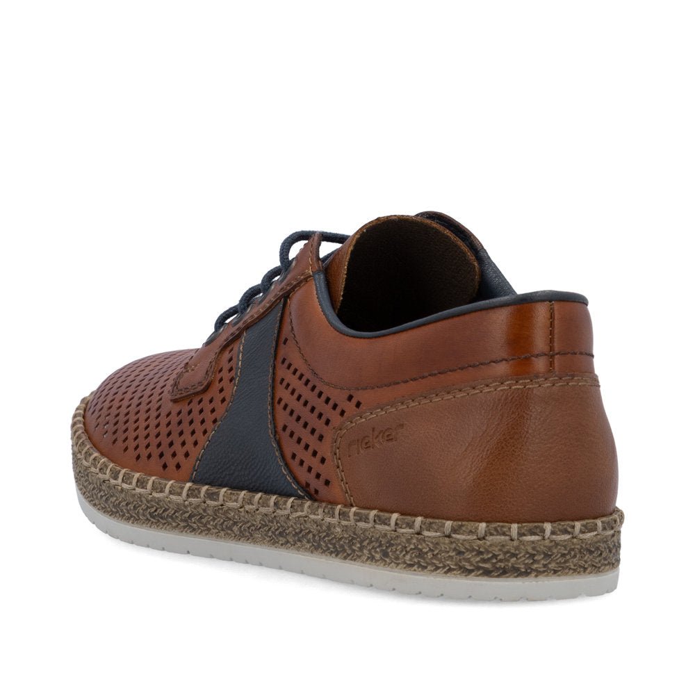 Pantofi Barbati Piele Naturala Rieker RIEK B5214 - Rieker - amely.ro