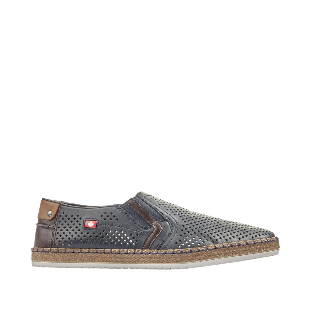 Pantofi Barbati Piele Naturala Rieker RIEK B5297 - Rieker - amely.ro