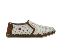 Pantofi Barbati Piele Naturala Rieker RIEK B5297 - Rieker - amely.ro