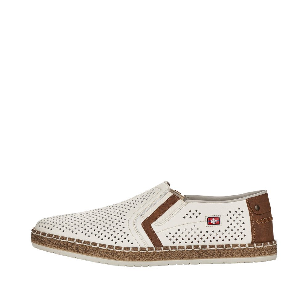 Pantofi Barbati Piele Naturala Rieker RIEK B5297 - Rieker - amely.ro