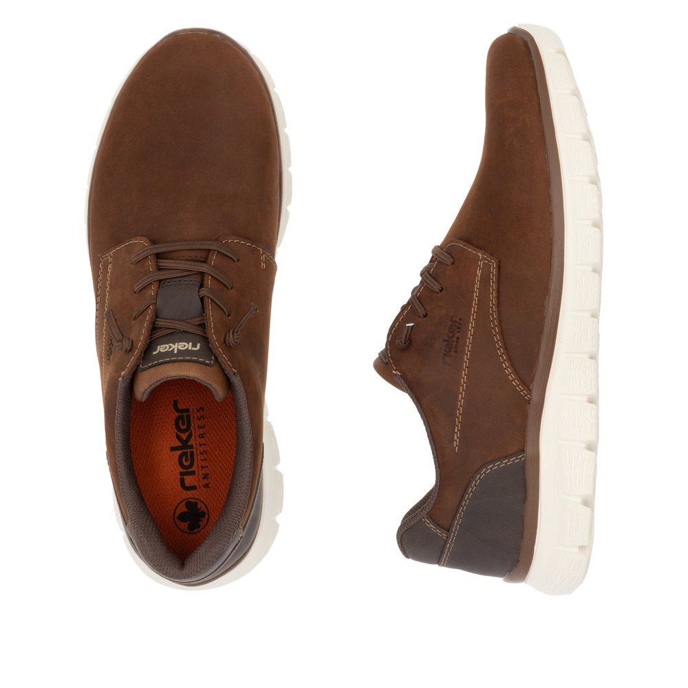 Pantofi Barbati Piele Naturala Rieker RIEK B6653 - Rieker - amely.ro