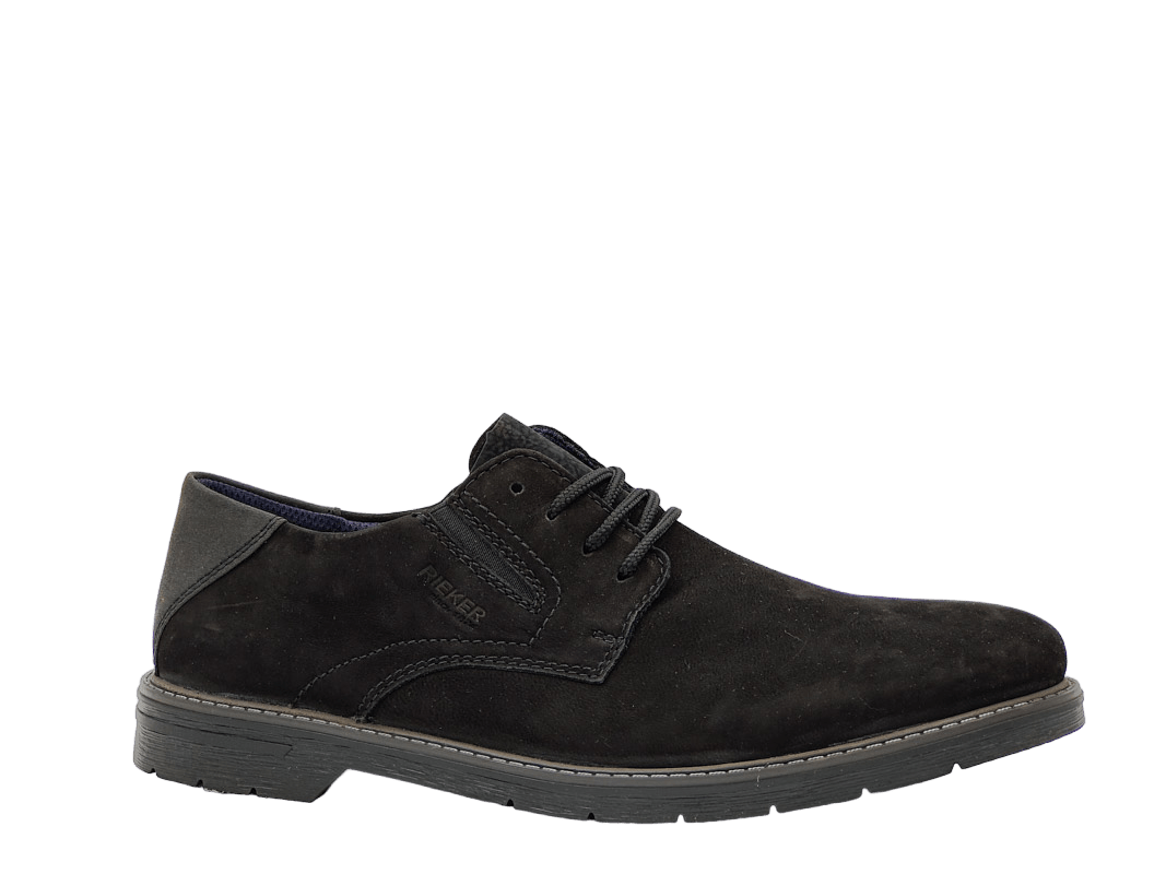 Pantofi Barbati Rieker Piele Naturala Nabuk Riek 13000 - Rieker - amely.ro