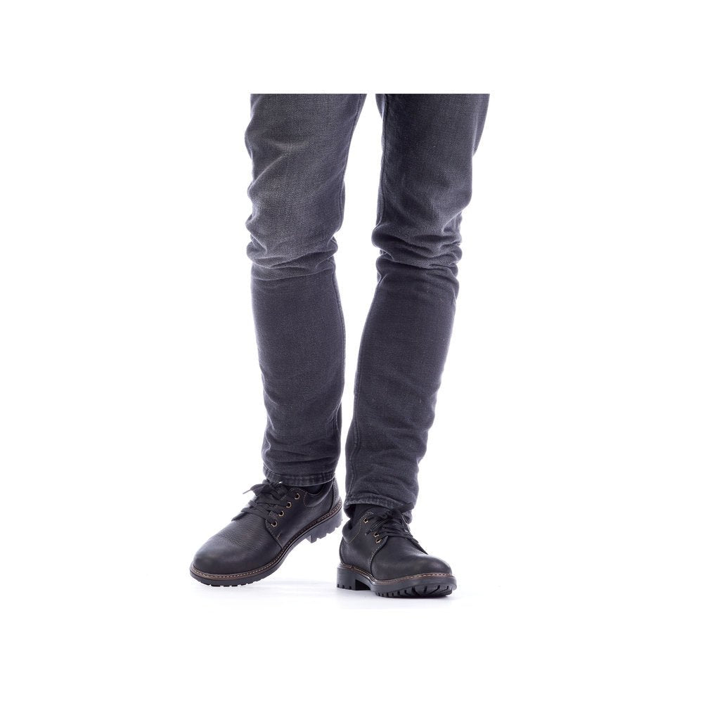 Pantofi Barbati Rieker Piele Naturala Riek B4610 /N - Rieker - amely.ro