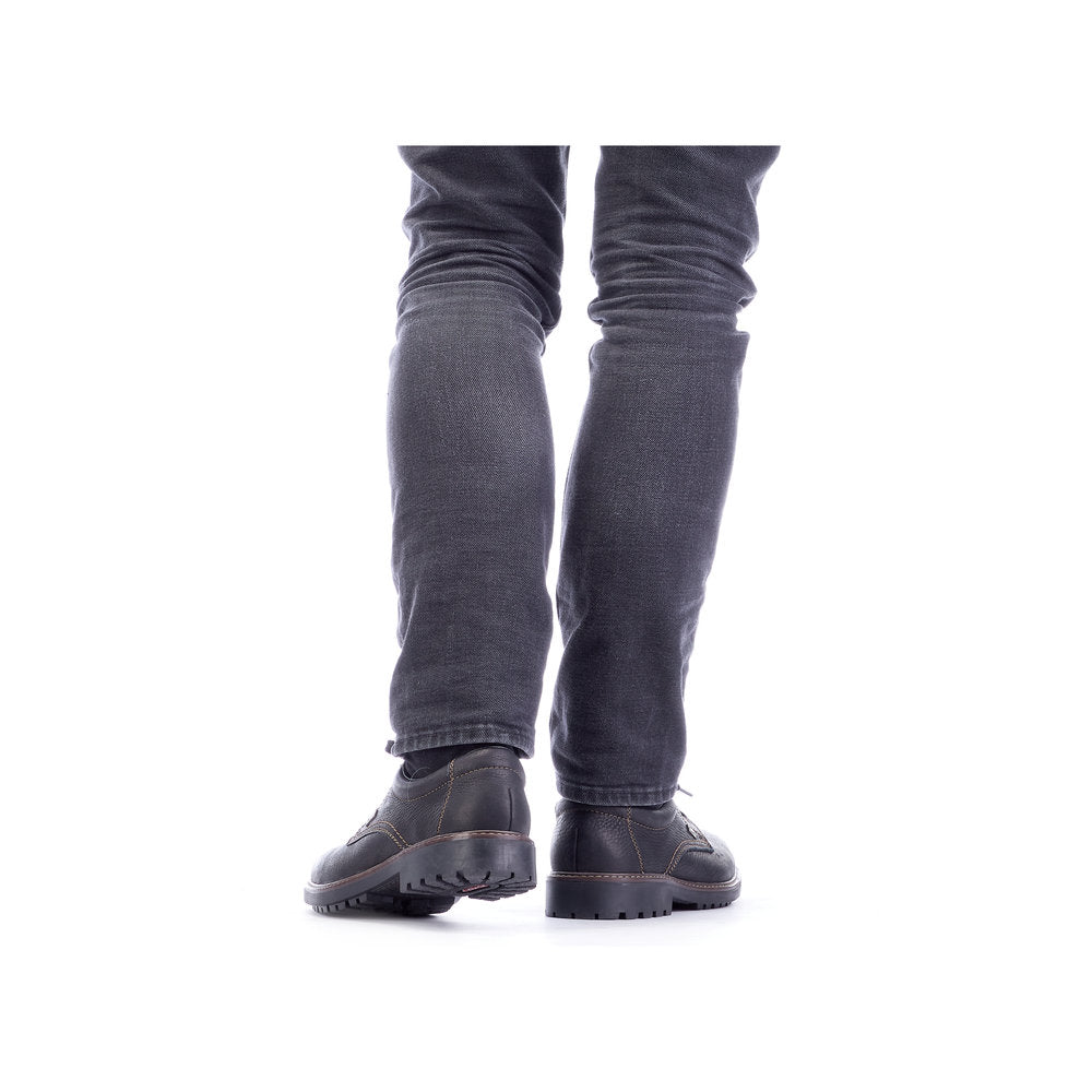 Pantofi Barbati Rieker Piele Naturala Riek B4610 /N - Rieker - amely.ro