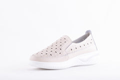 Pantofi Dama Etore Piele Naturala Bell A098 /Bej - amely.ro - amely.ro