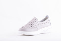 Pantofi Dama Etore Piele Naturala Bell A098 /Gri - amely.ro - amely.ro