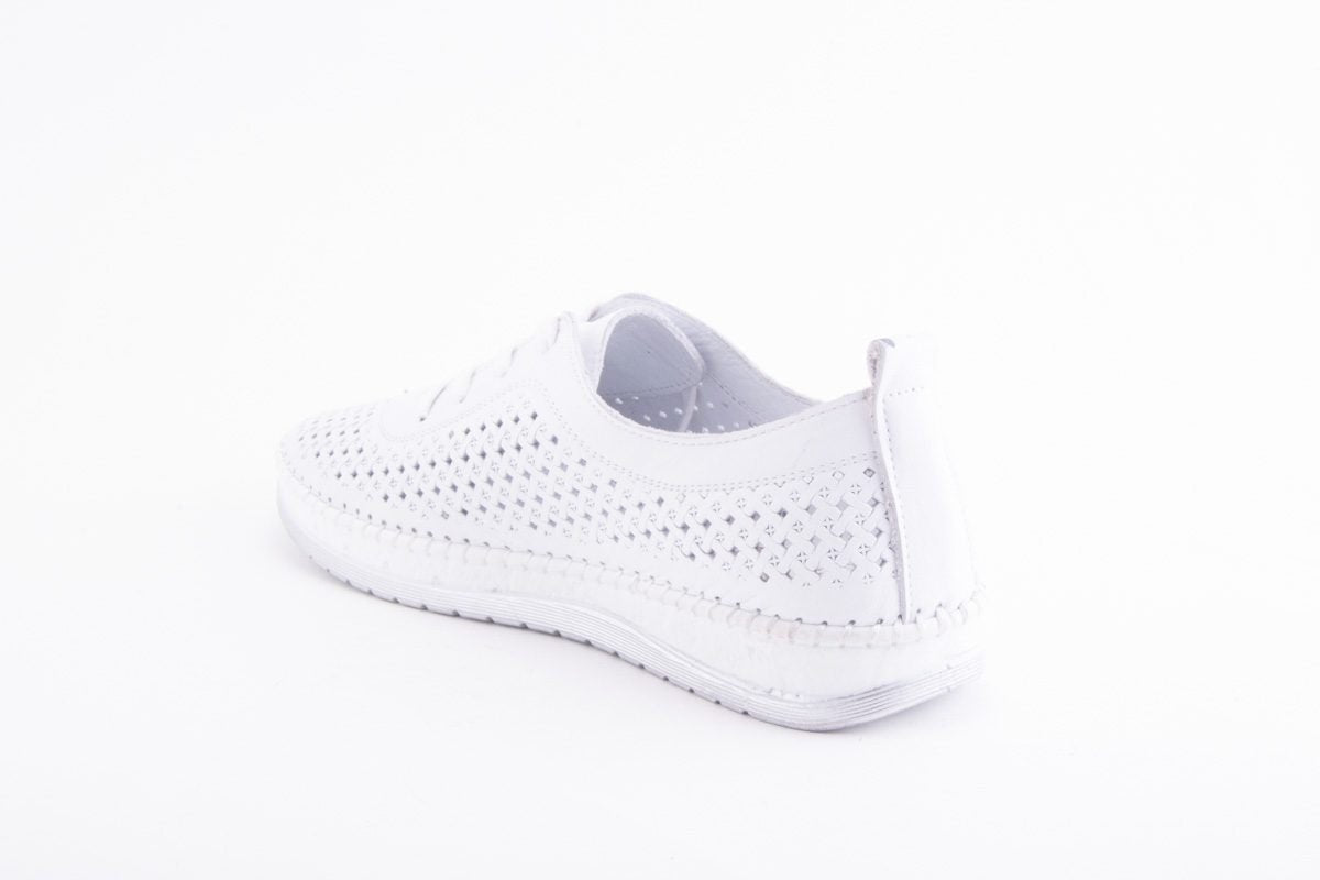 Pantofi Dama Piele Naturala De Vitel Claudio Casini Cart 102 /Alb - Claudio Casini - amely.ro
