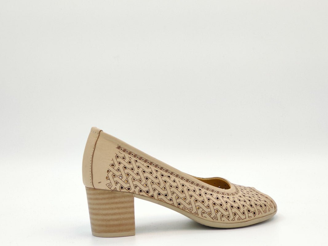 Pantofi Dama Piele Naturala De Vitel Claudio Casini Cart 1069 /Bej - Claudio Casini - amely.ro