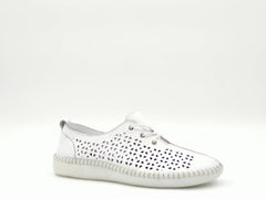 Pantofi Dama Piele Naturala De Vitel Claudio Casini Cart 771 /Alb - Claudio Casini - amely.ro