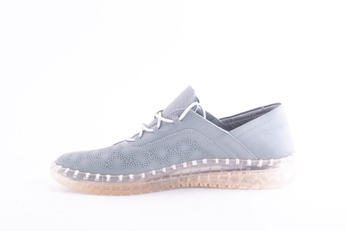 Pantofi Dama Piele Naturala De Vitel Claudio Casini Cart St621 /Gri - Claudio Casini - amely.ro