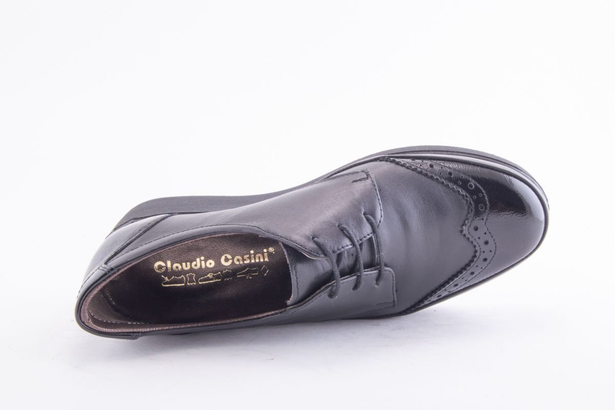 Pantofi Dama Piele Naturala De Vitel Lacuita Claudio Casini Cart 540 /N - Claudio Casini - amely.ro