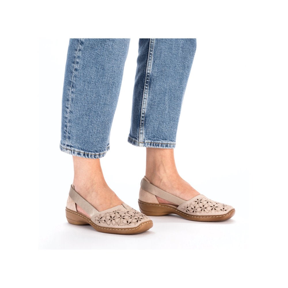 Pantofi Dama Piele Naturala Rieker RIEK 41356 - Rieker - amely.ro