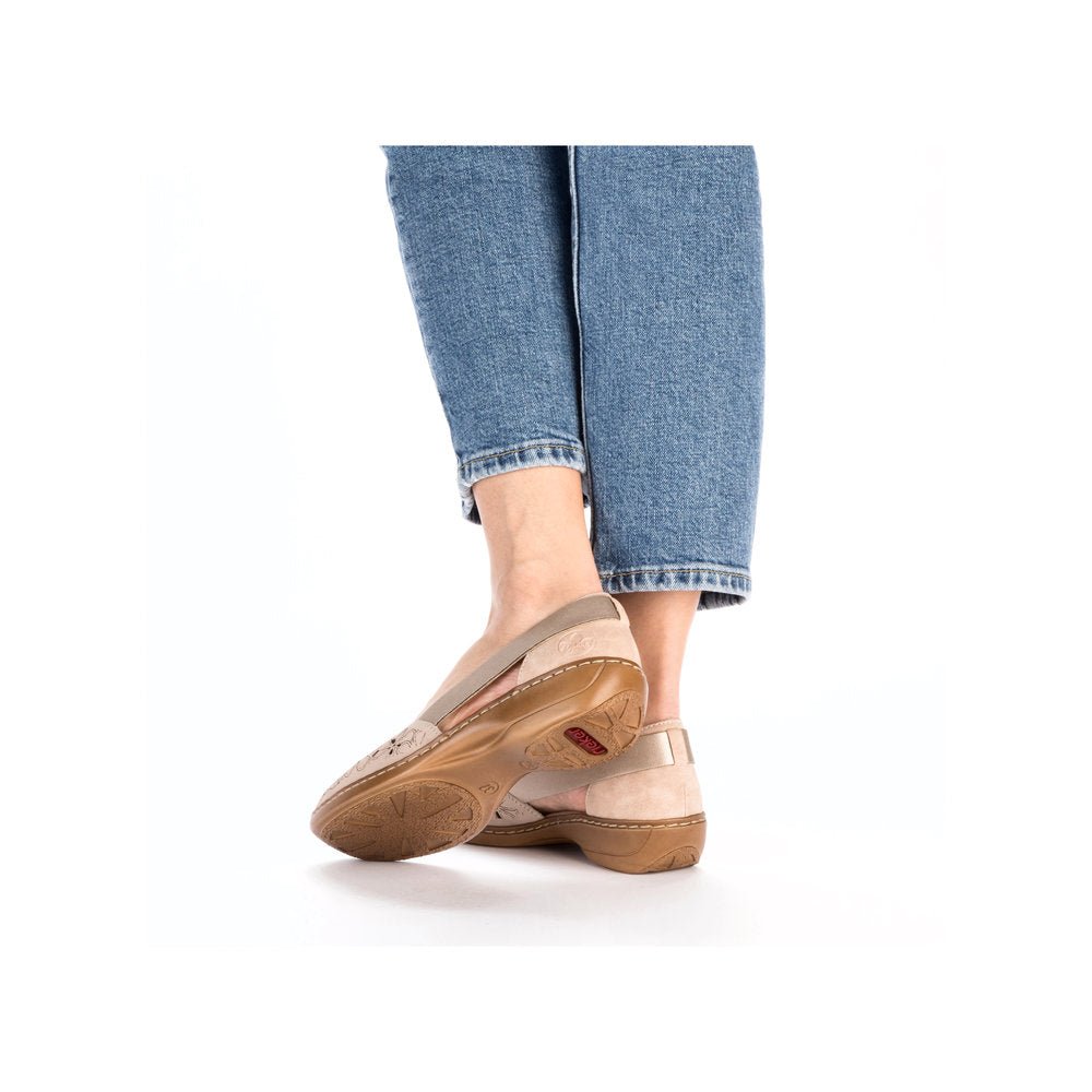 Pantofi Dama Piele Naturala Rieker RIEK 41356 - Rieker - amely.ro