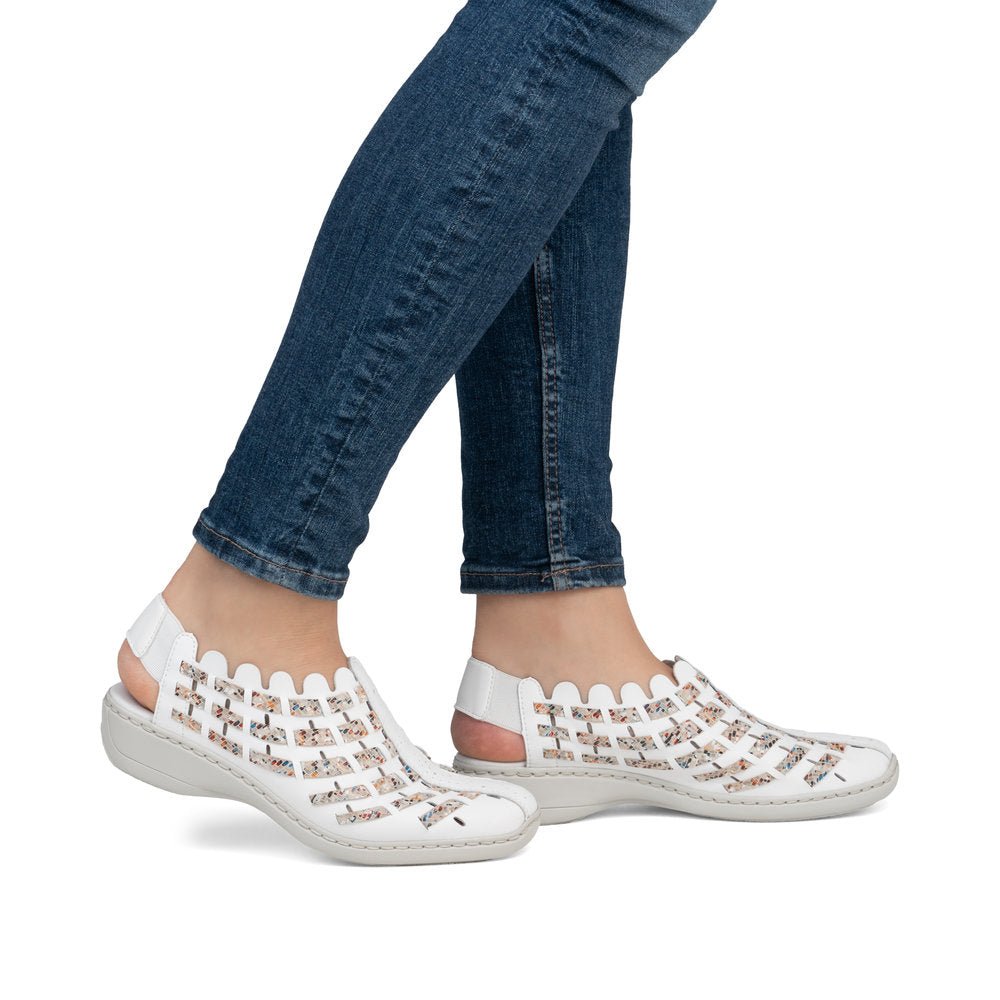 Pantofi Dama Piele Naturala Rieker RIEK 413V8 - Rieker - amely.ro