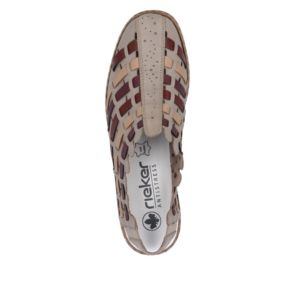 Pantofi Dama Piele Naturala Rieker RIEK 413V8 - Rieker - amely.ro