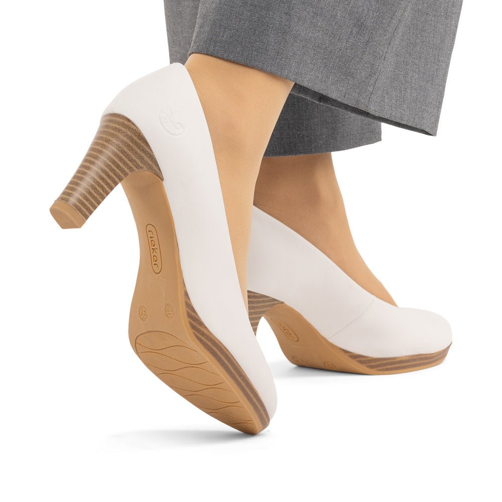 Pantofi Dama Piele Naturala Rieker RIEK 41560 - Rieker - pantofia.ro