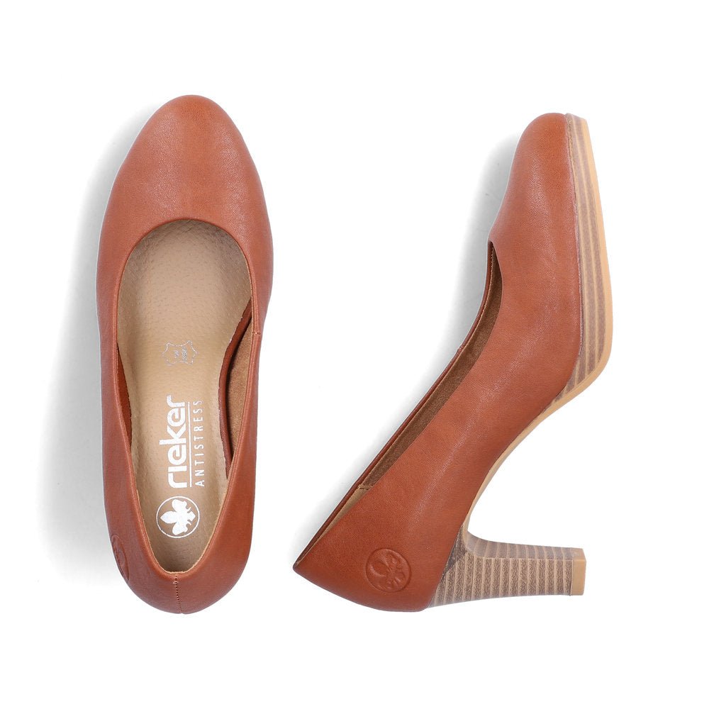 Pantofi Dama Piele Naturala Rieker RIEK 41560 - Rieker - pantofia.ro