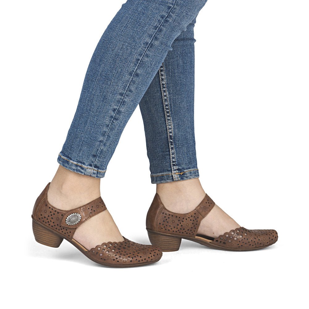 Pantofi Dama Piele Naturala Rieker RIEK 43753 - Rieker - amely.ro