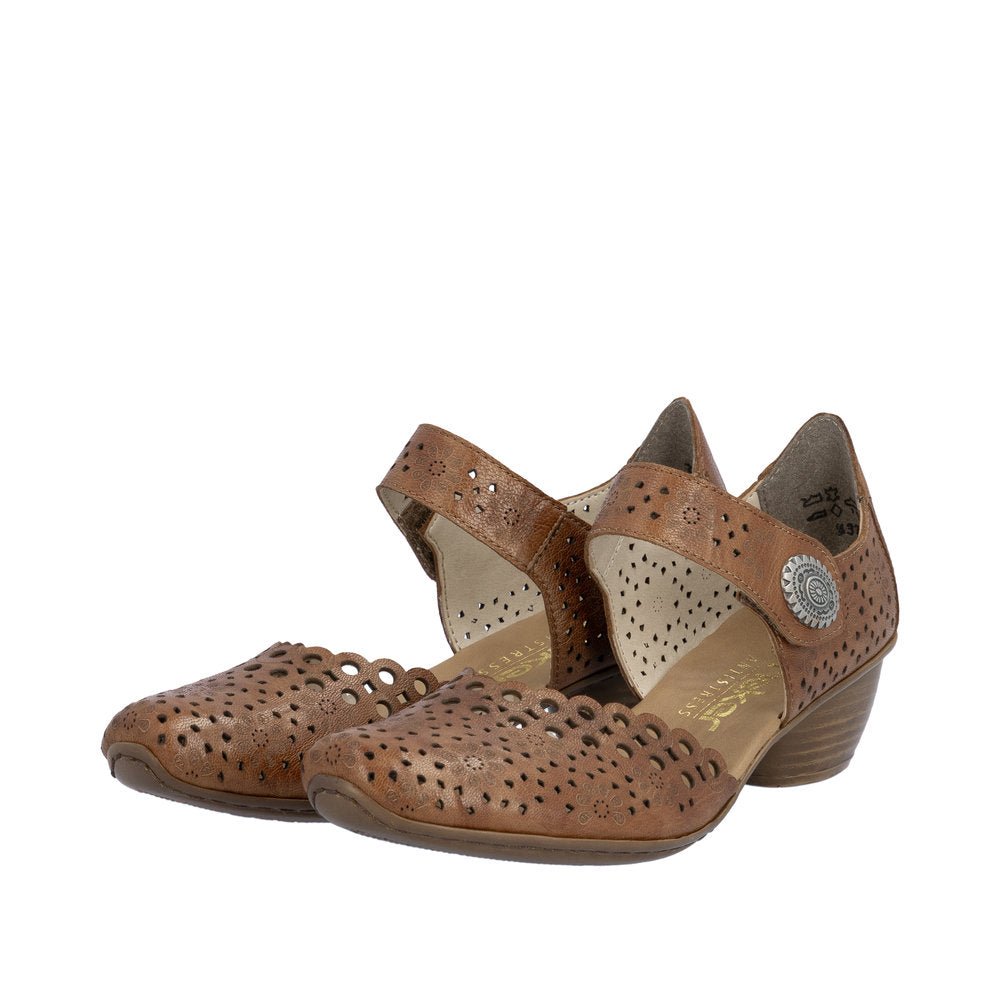Pantofi Dama Piele Naturala Rieker RIEK 43753 - Rieker - amely.ro