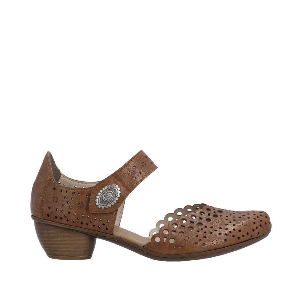 Pantofi Dama Piele Naturala Rieker RIEK 43753 - Rieker - amely.ro