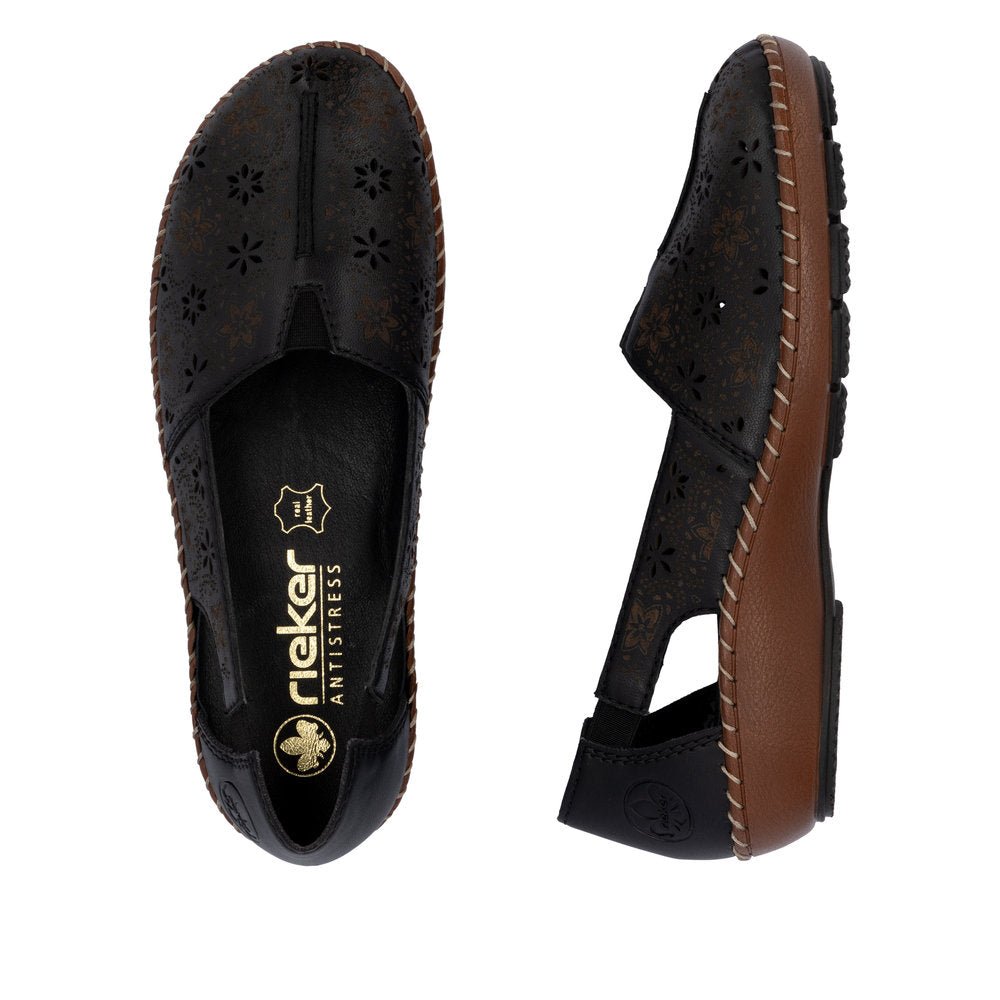 Pantofi Dama Piele Naturala Rieker RIEK 44870 - Rieker - amely.ro