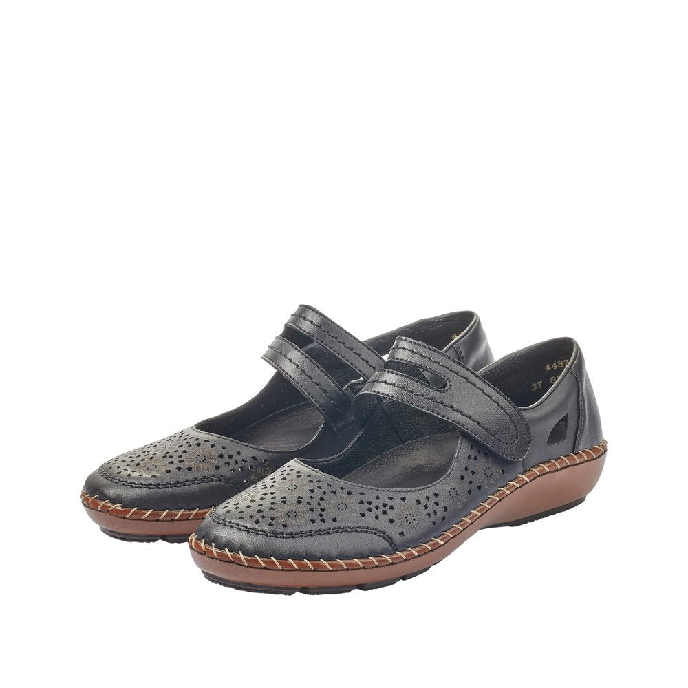 Pantofi Dama Piele Naturala Rieker RIEK 44875 - Rieker - amely.ro