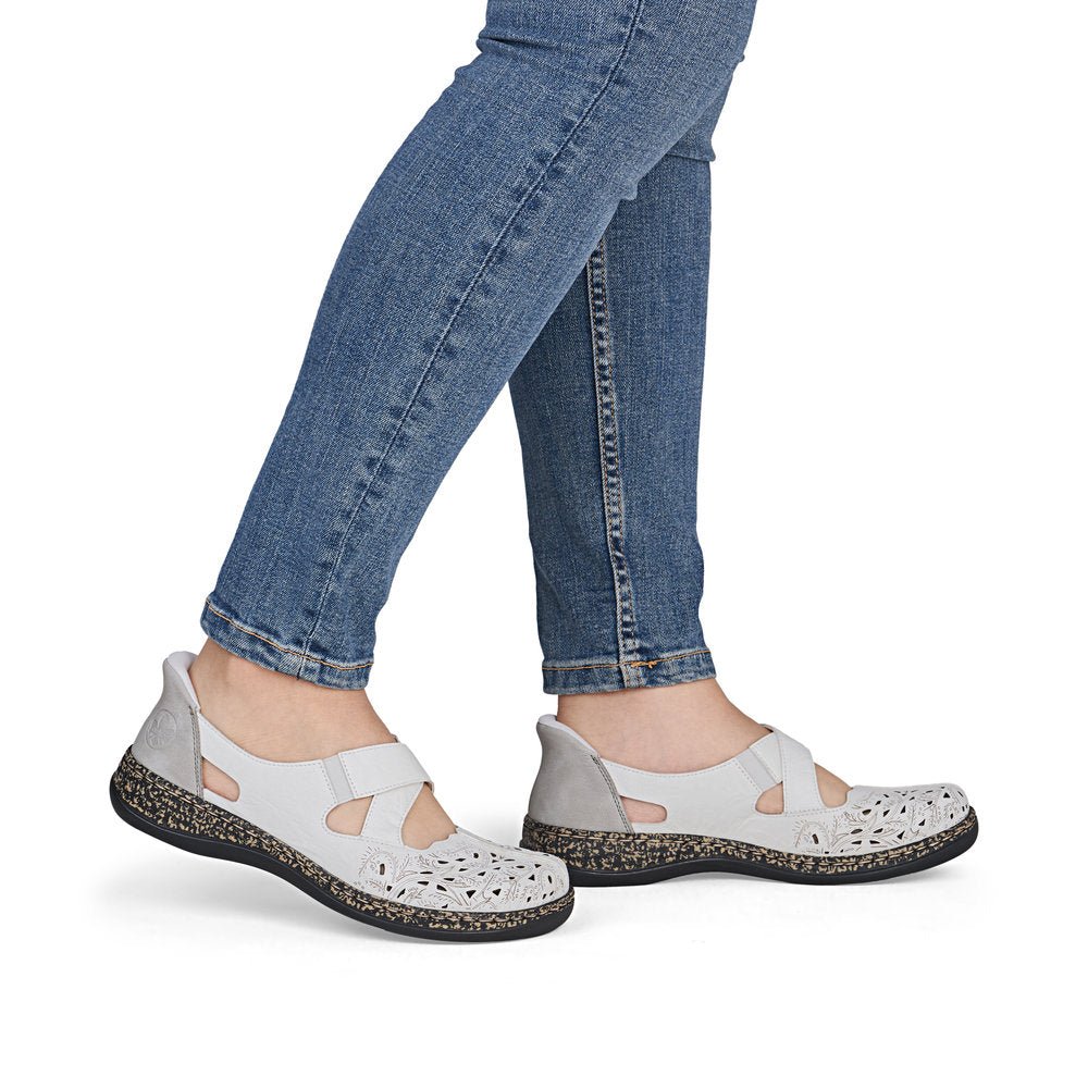 Pantofi Dama Piele Naturala Rieker RIEK 46352 - Rieker - amely.ro