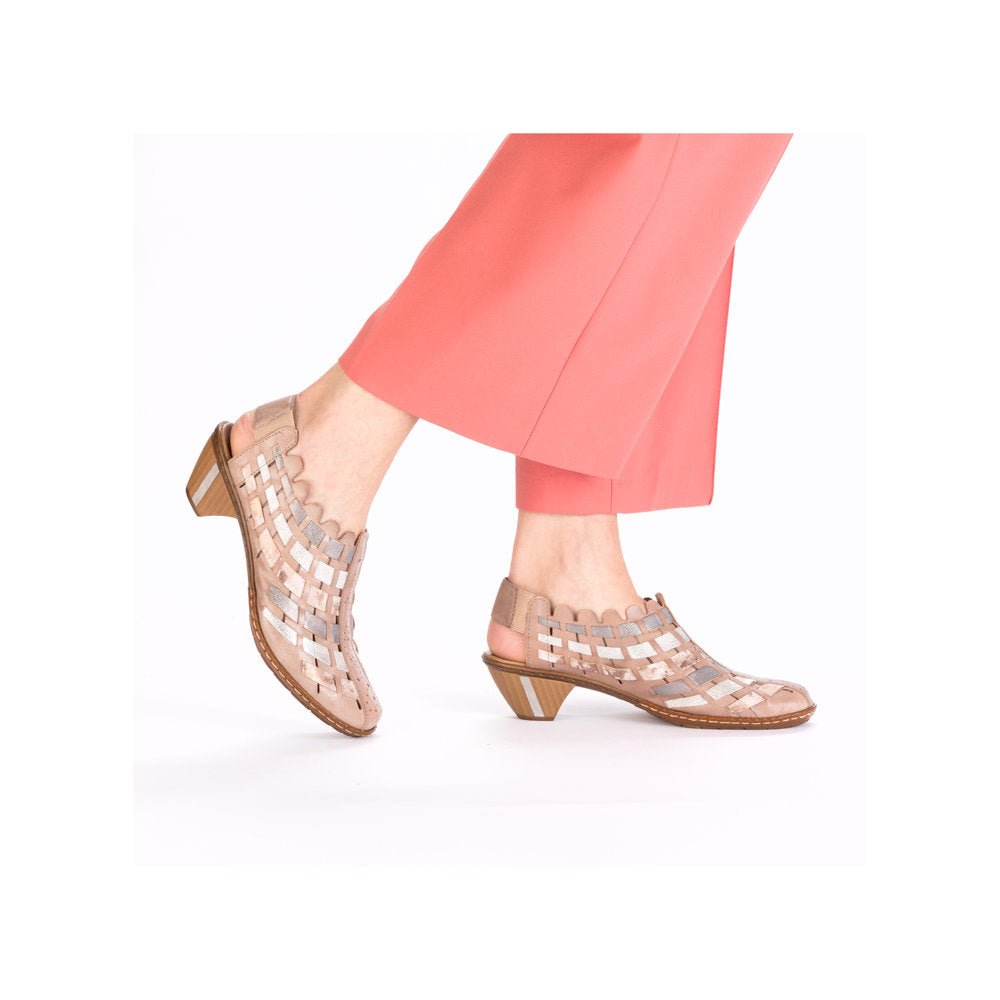 Pantofi Dama Piele Naturala Rieker RIEK 46778 - Rieker - amely.ro