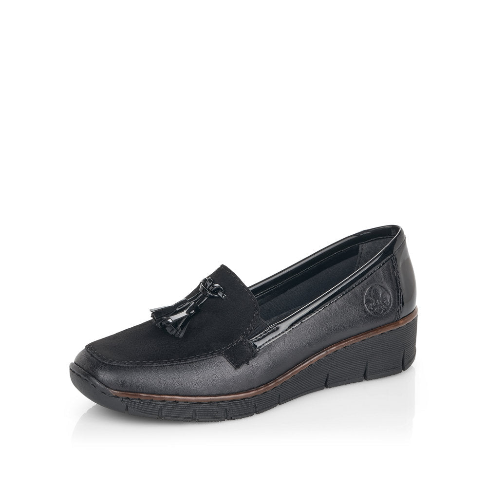 Pantofi Dama Piele Naturala Rieker RIEK 53771 - Rieker - pantofia.ro